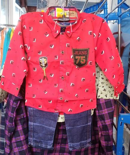 Jeans shirt child thumbnail 1