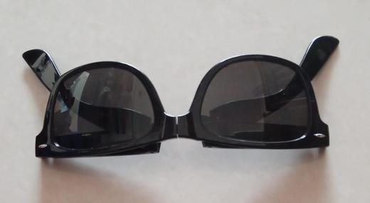 Folding goggles